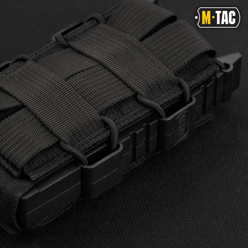 M-Tac підсумок для АК відкритий з липучкою Elite Black