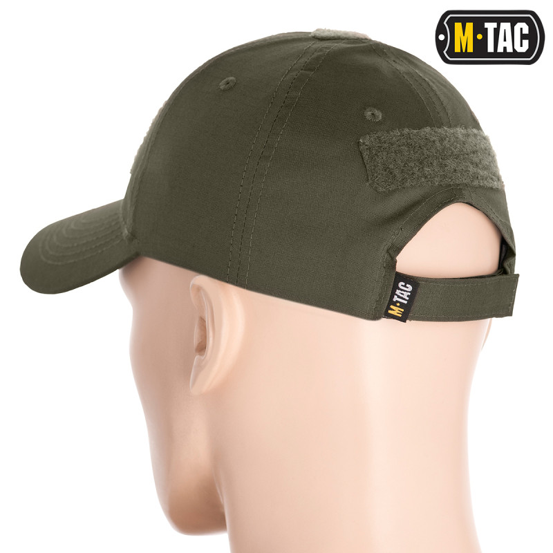 M-Tac бейсболка з липучкою Flex ріп-стоп Army Olive (L/XL)