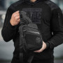 M-Tac сумка Sling Pistol Bag Hex з липучкою Black