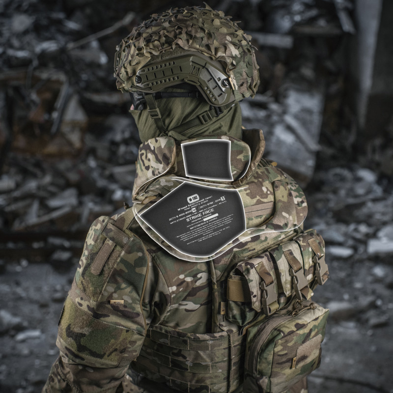 M-Tac Горжет з балістичними пакетами 1А для Cuirass QRS Multicam