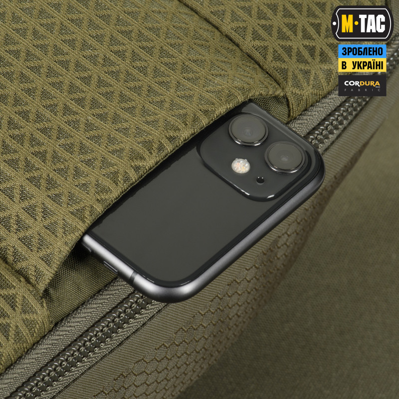 M-Tac сумка Sphaera Hex Hardsling Bag Large з липучкою Elite Ranger Green
