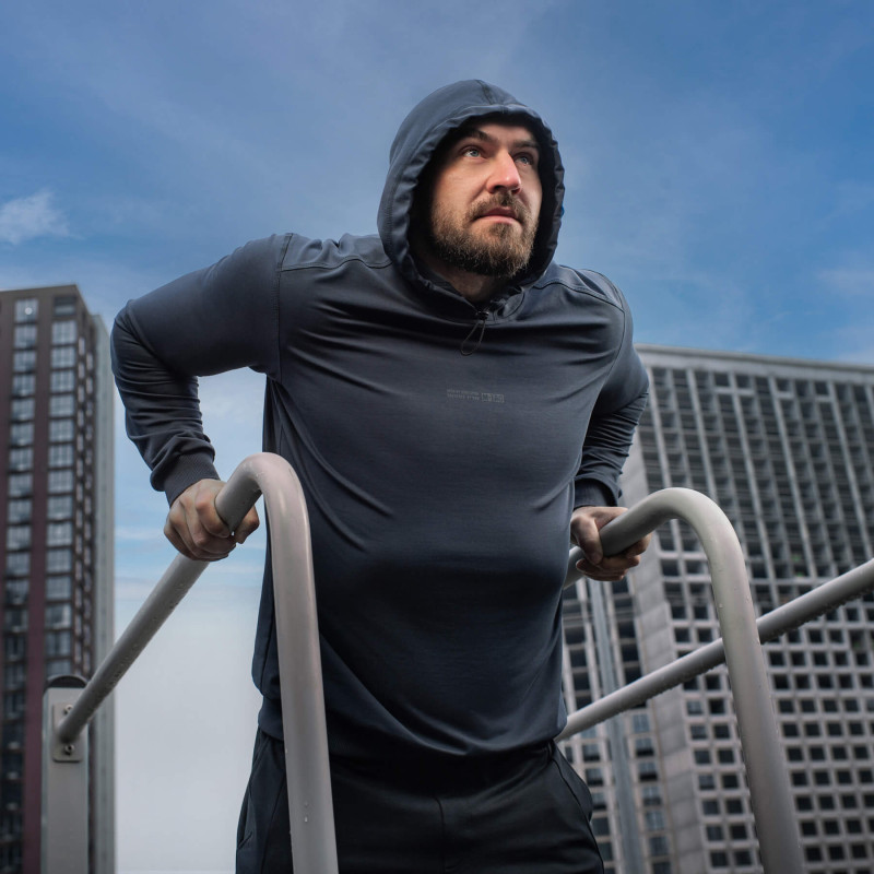 M-Tac кофта Hoodie Born by Revolution Indigo Blue