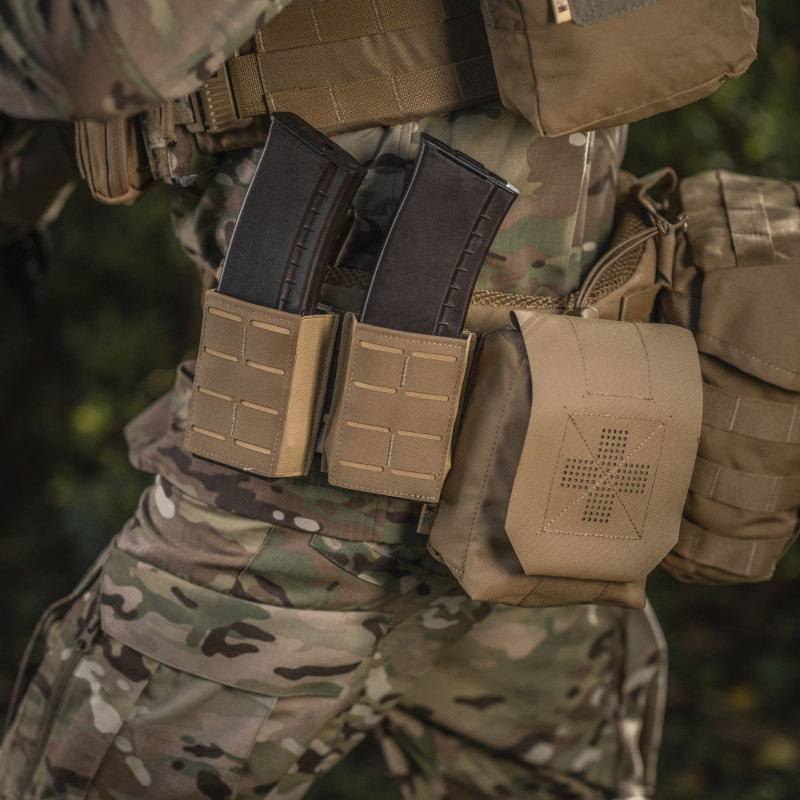 M-Tac підсумок для магазина на гумці (10 см) Laser Cut Coyote
