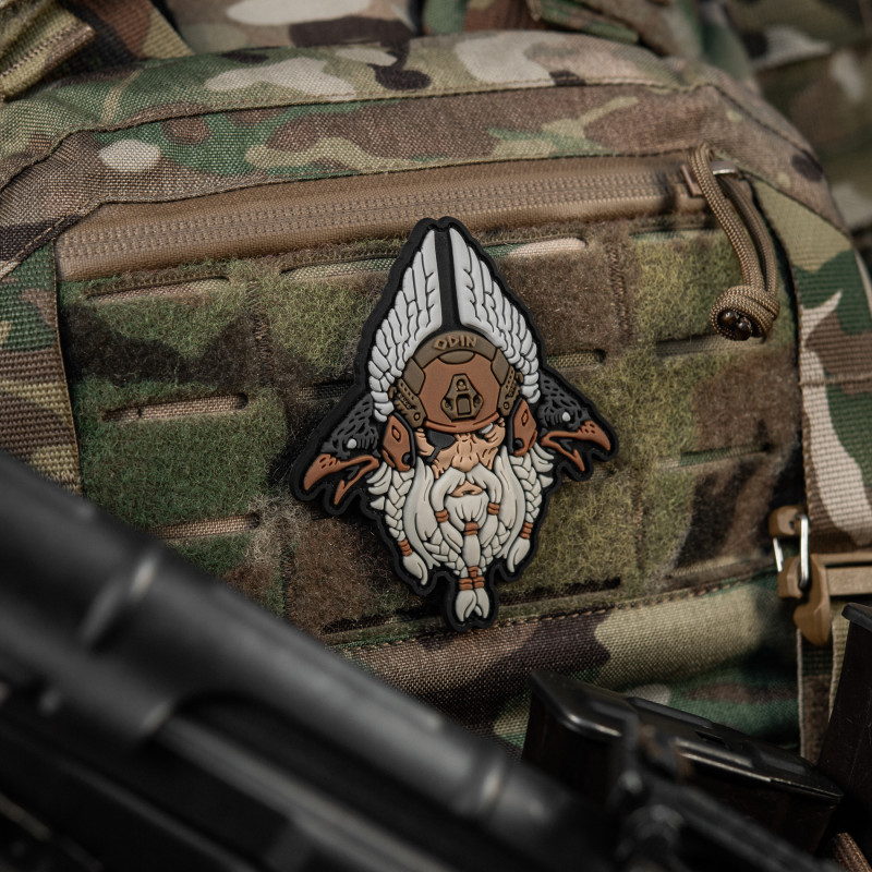 M-Tac нашивка Odin Tactical 3D PVC White/Coyote