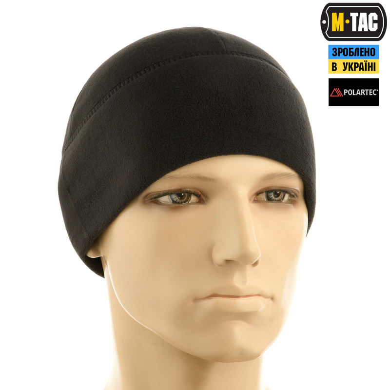 M-Tac шапка Watch Cap фліс Light Polar Black
