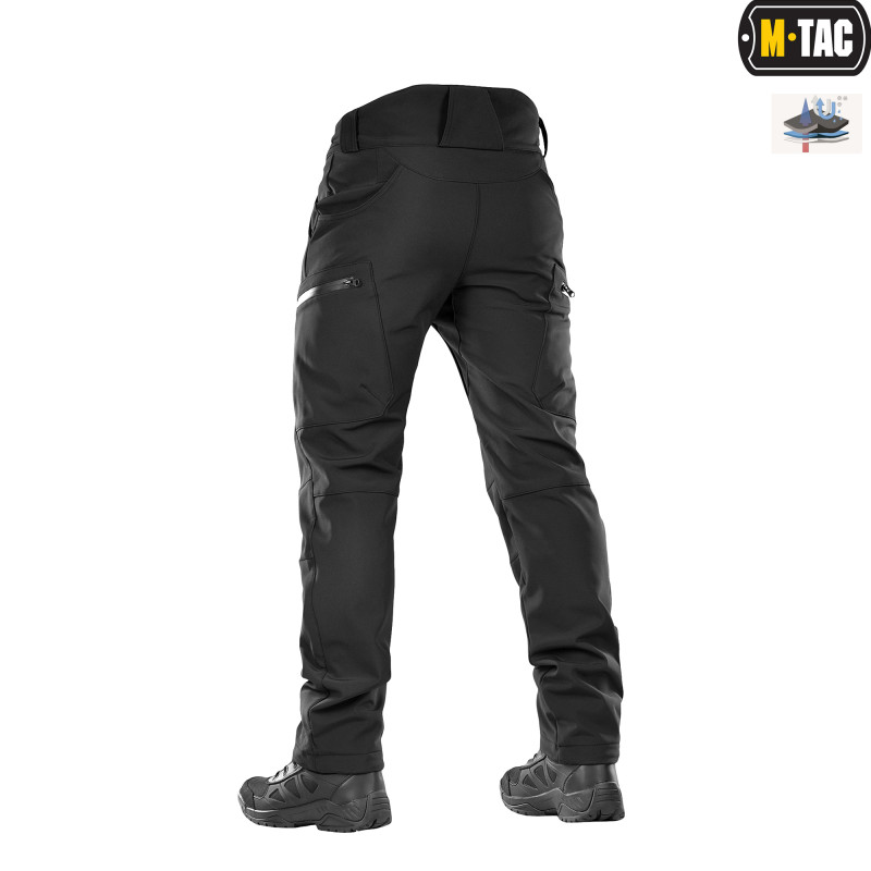 M-Tac штани Soft Shell Winter Black
