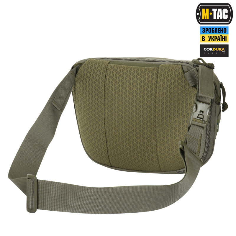 M-Tac сумка Sphaera Hex Hardsling Bag Large з липучкою Elite Ranger Green