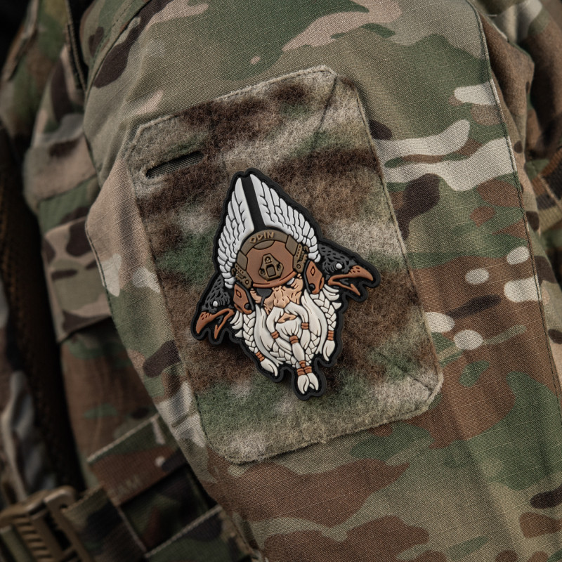 M-Tac нашивка Odin Tactical 3D PVC White/Coyote