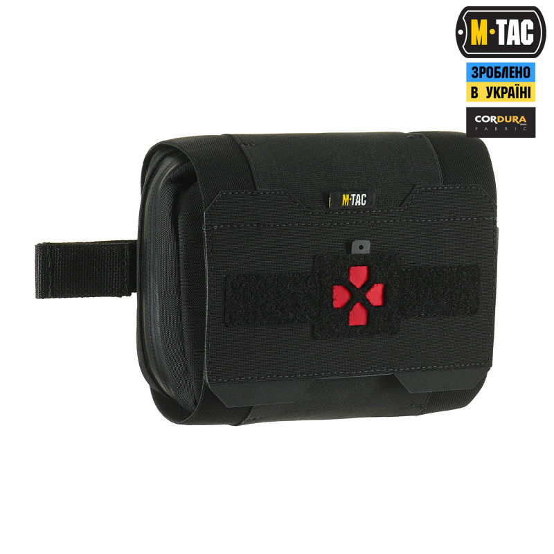 M-Tac підсумок медичний горизонтальний Large Elite Black