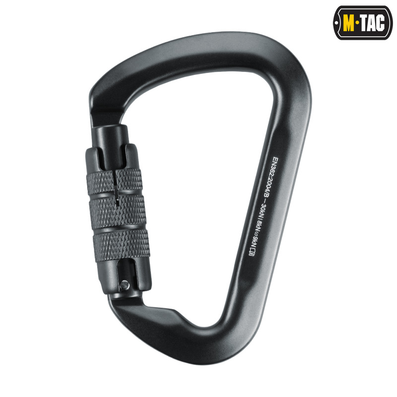 M-Tac карабін 10 см с байонетною муфтою Keylock Grey