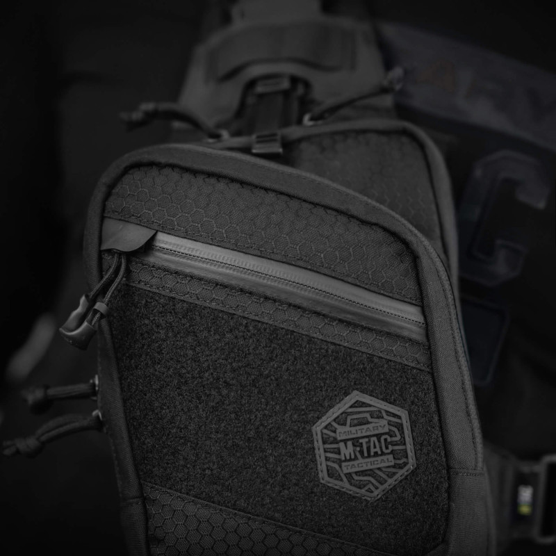 M-Tac сумка Sling Pistol Bag Hex з липучкою Black