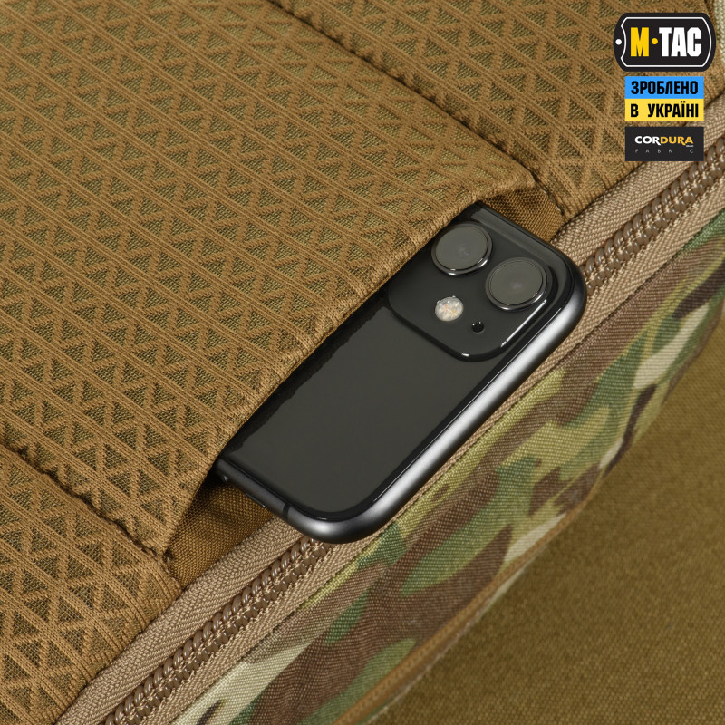 M-Tac сумка Sphaera Hex Hardsling Bag Large з липучкою Elite Multicam