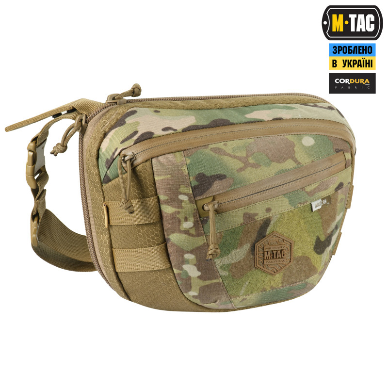 M-Tac сумка Sphaera Hex Hardsling Bag Large з липучкою Elite Multicam/Coyote
