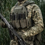 M-Tac передня панель для плитоноски Cuirass QRS на три магазина Ranger Green