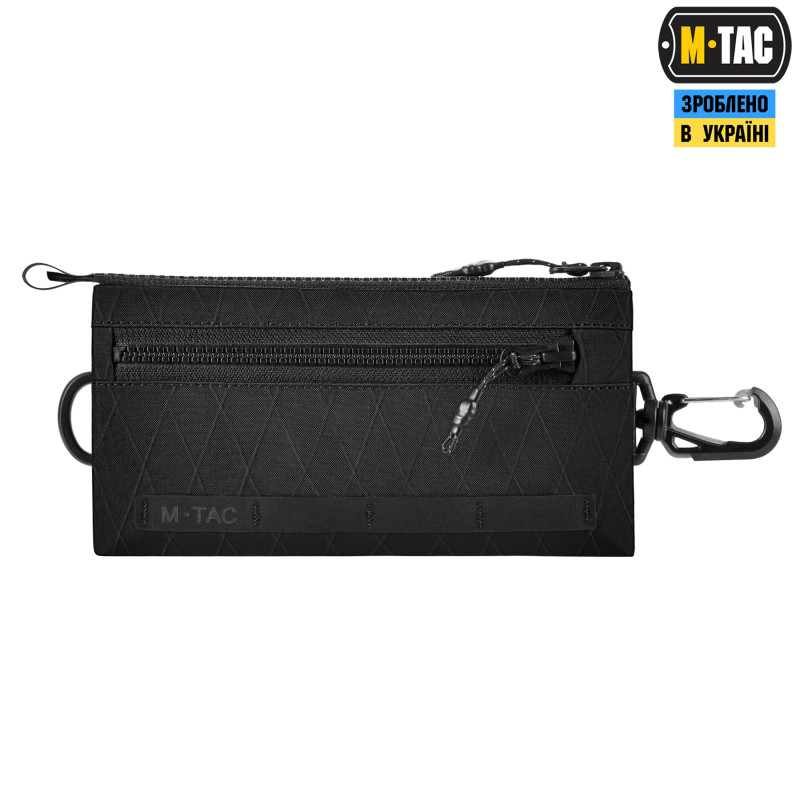 M-Tac гаманець горизонтальний з карабіном X-PAC Elite Black
