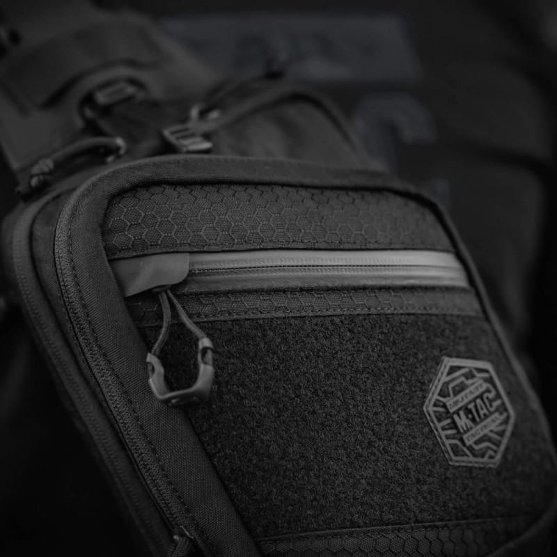 M-Tac сумка Sling Pistol Bag Hex з липучкою Black