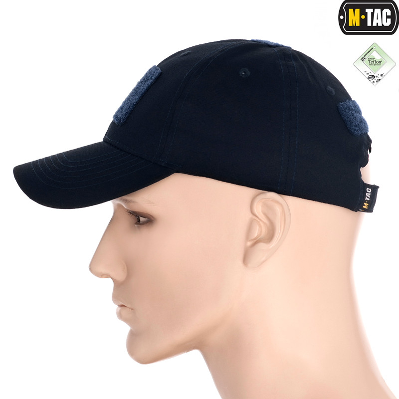 M-Tac бейсболка з липучкою Flex ріп-стоп Dark Navy Blue (L/XL)