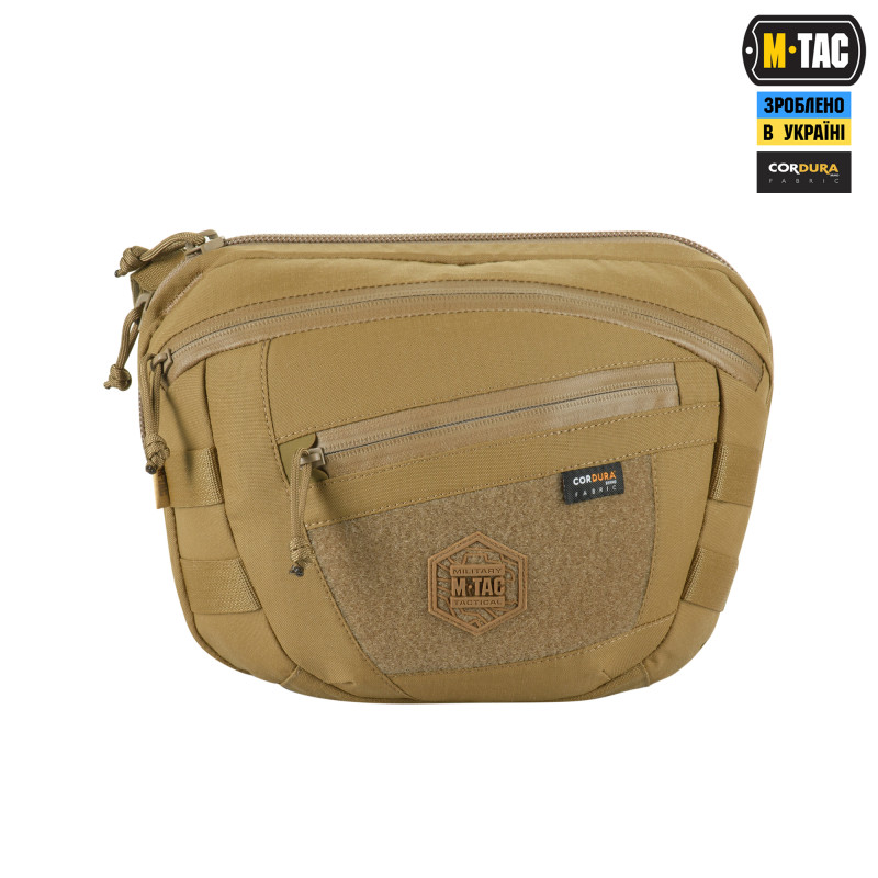 M-Tac сумка Sphaera Hardsling Bag Large з липучкою Elite Coyote