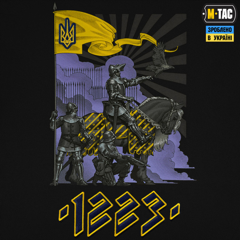 M-Tac футболка 1223 Embroidery Cotton Hard Black