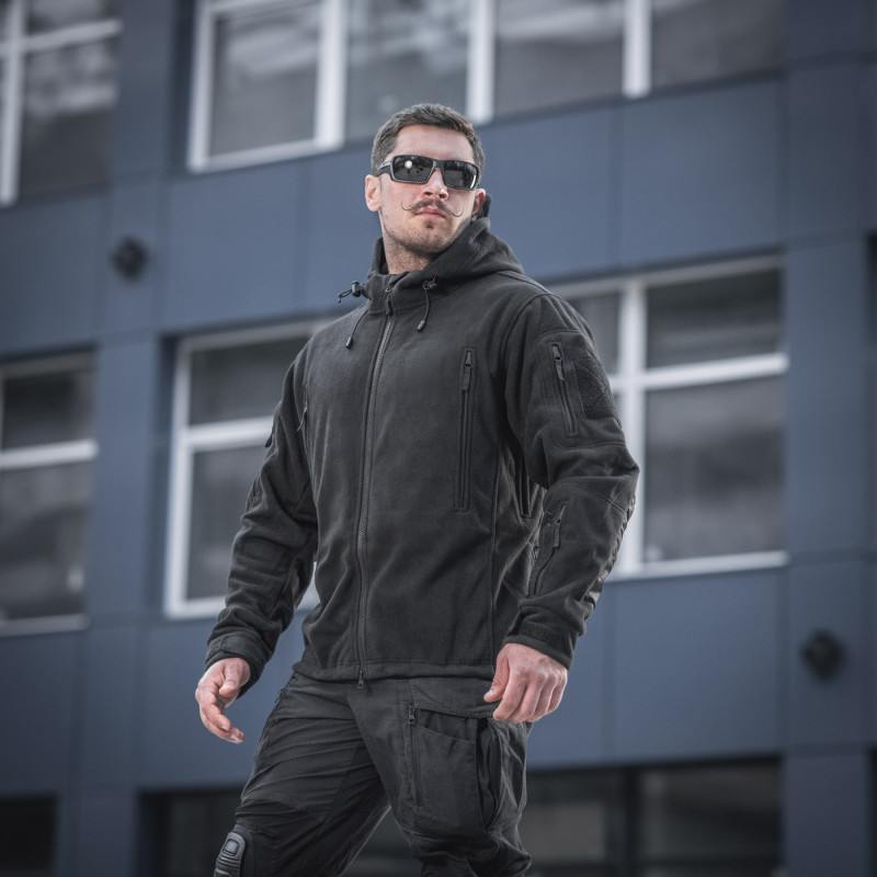 M-Tac куртка флісова Windblock Division Gen.II Black