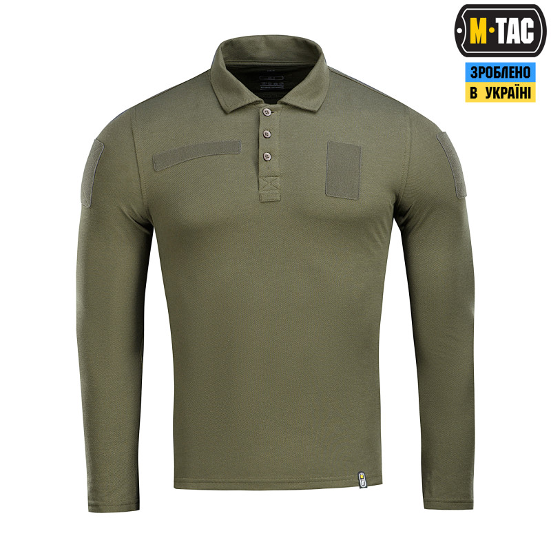 M-Tac поло тактичне довгий рукав 65/35 Army Olive