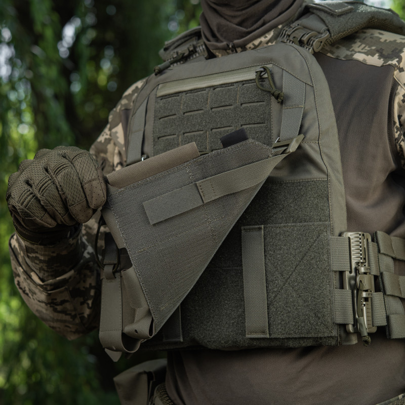 M-Tac передня панель для плитоноски Cuirass QRS XL на 4 магазина Ranger Green