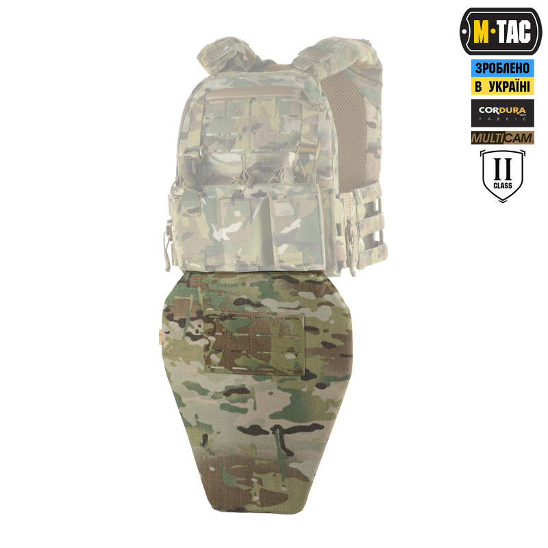 M-Tac фартух протиуламковий з балістичним пакетом 2 клас (BRONYX) Laser Cut XL Multicam