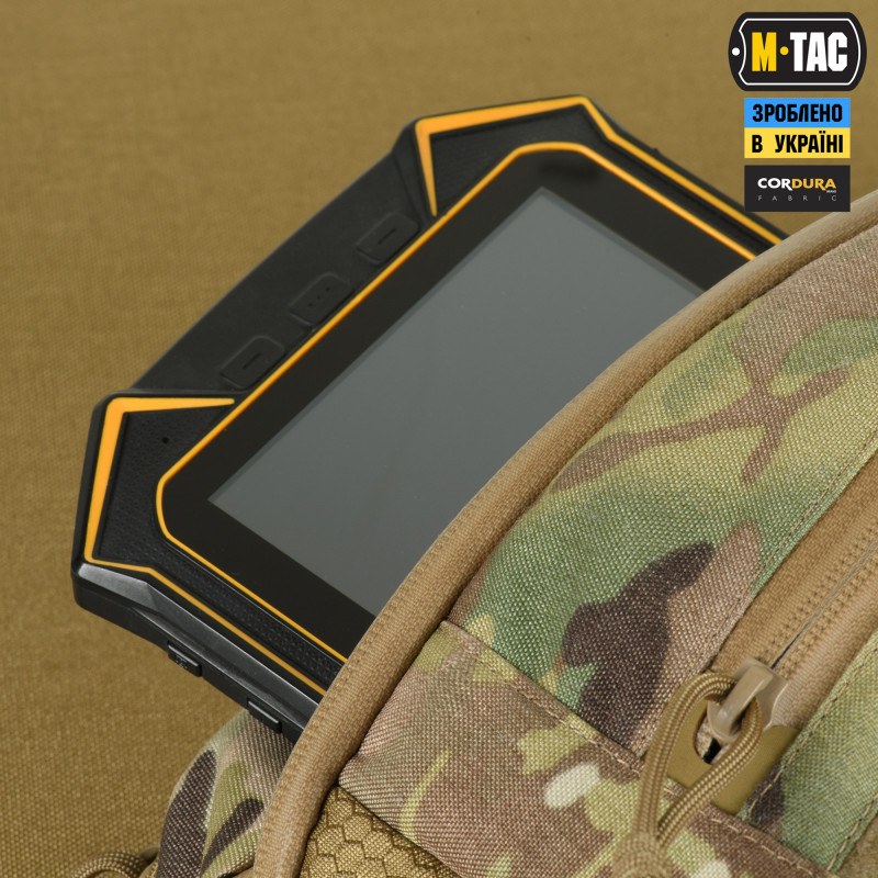 M-Tac сумка Sphaera Hex Hardsling Bag Large з липучкою Elite Multicam/Coyote