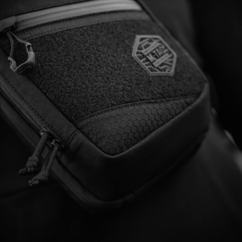 M-Tac сумка Sling Pistol Bag Hex з липучкою Black