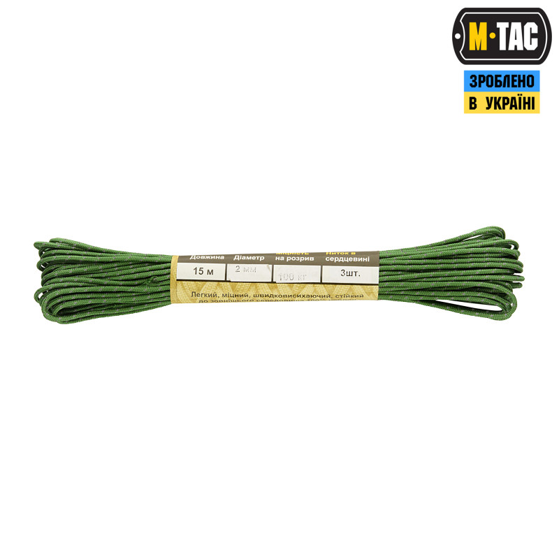M-Tac паракорд Minicord Reflective Grass 15м