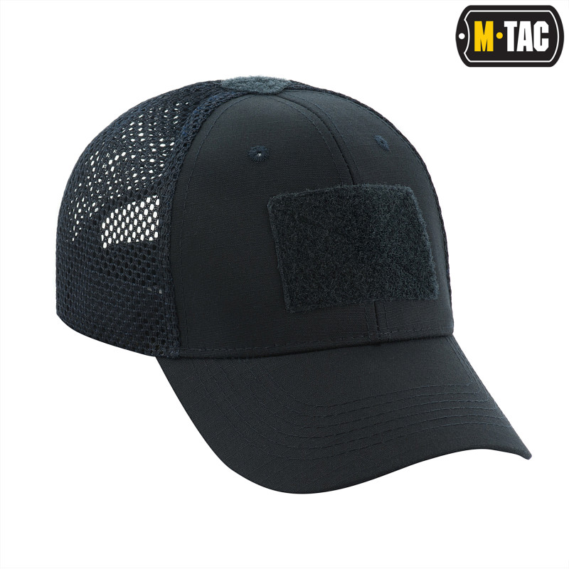 M-Tac бейсболка з липучкою та сіткою Flex ріп-стоп Dark Navy Blue (S/M)