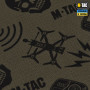 M-Tac шарф-труба мікрофліс Drone Pattern Dark Olive