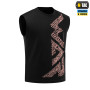 M-Tac футболка безрукавка WAR Cotton Hard Black/Ash Rose