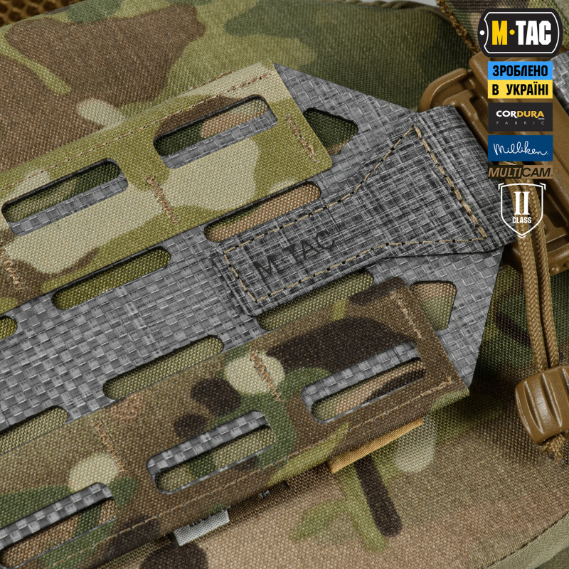 M-Tac плитоноска Cuirass Tiger FAST Elite 2 клас захисту (розмір плити М) Multicam