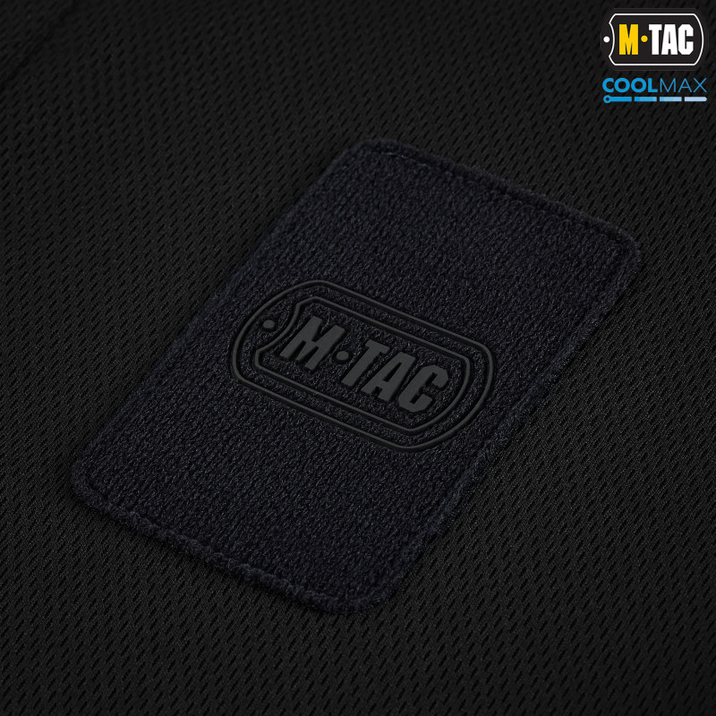 M-Tac поло Elite Tactical Coolmax Black/Dark Navy Blue