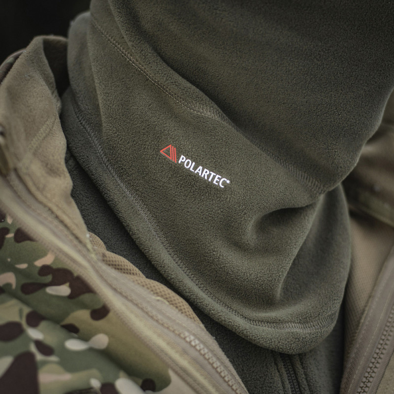 M-Tac шарф-труба анатомічний з затяжкою Polartec Army Olive