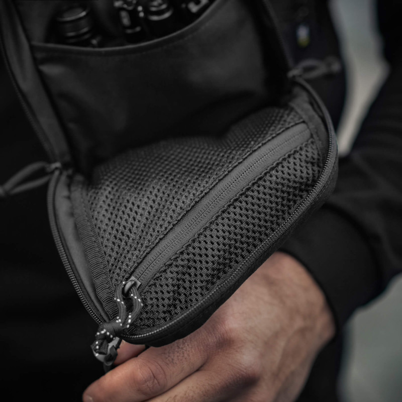M-Tac сумка Sling Pistol Bag Hex з липучкою Black