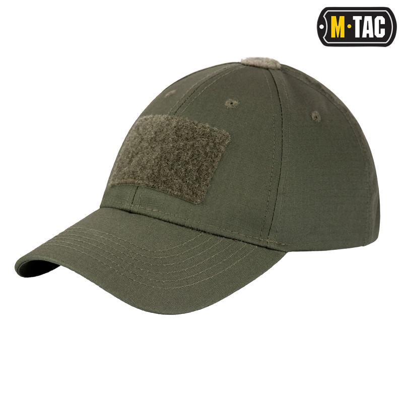 M-Tac бейсболка з липучкою Flex ріп-стоп Army Olive (L/XL)