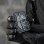 M-Tac нашивка Molon Labe Ace 3D ПВХ сіра