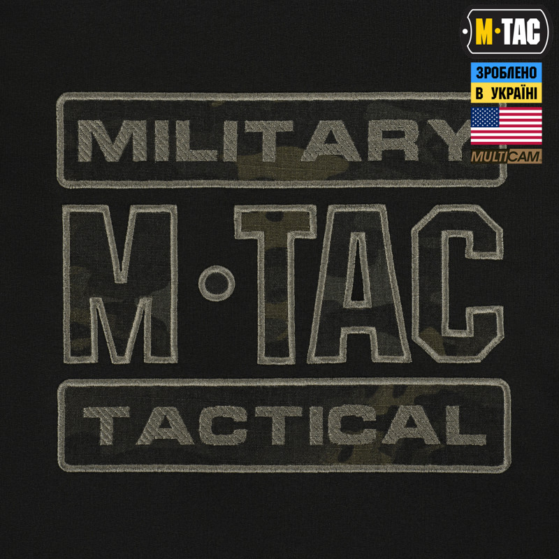 M-Tac кофта Hoodie Combat Black Multicam