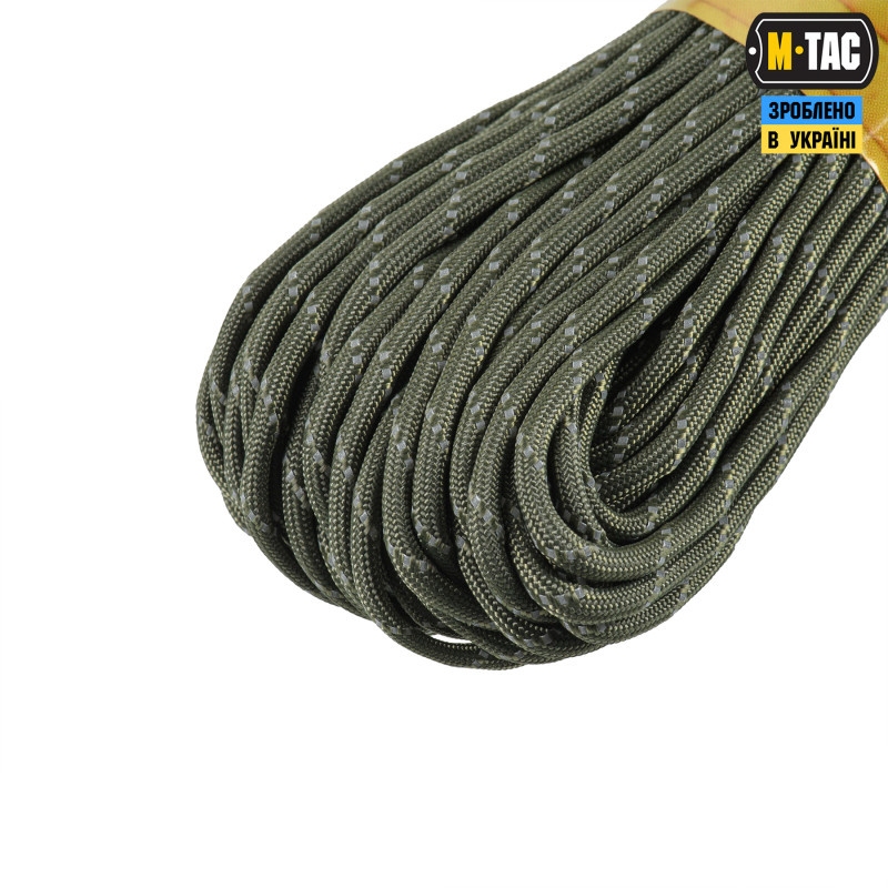 M-Tac паракорд 475 Ranger Green Reflective 30м