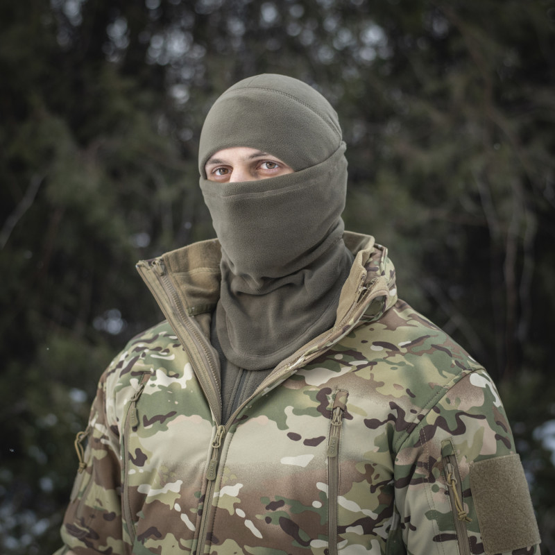 M-Tac шарф-труба анатомічний з затяжкою Polartec Dark Olive