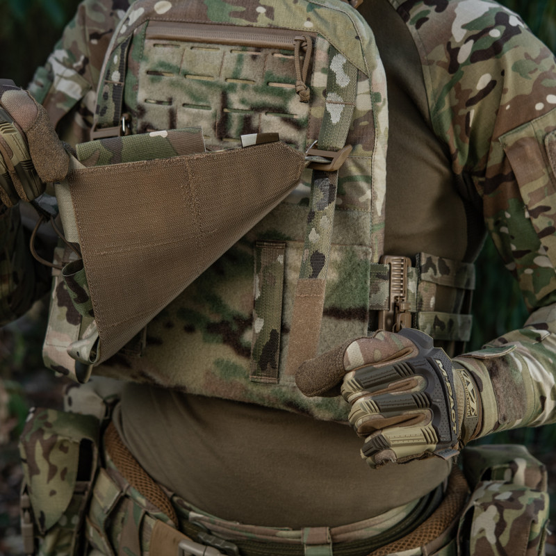 M-Tac передня панель для плитоноски Cuirass QRS XL на 4 магазина Multicam