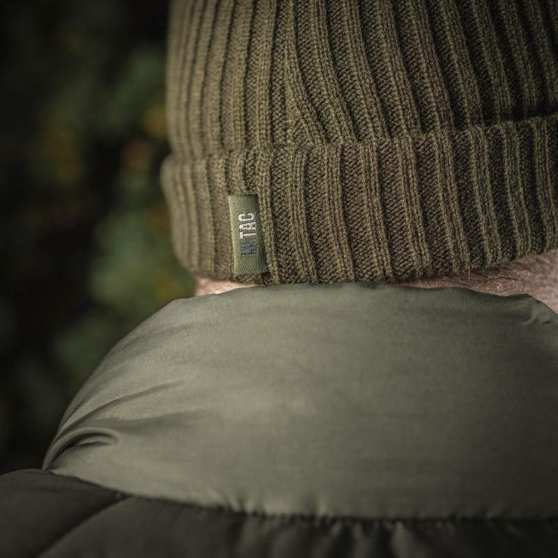 M-Tac шапка вязана 100% акрил Olive
