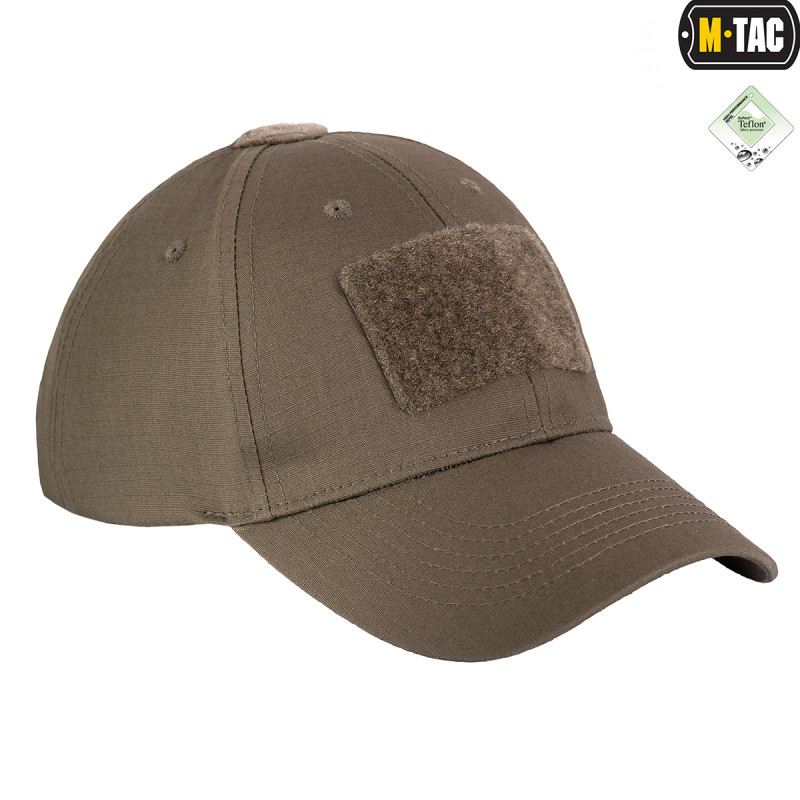 M-Tac бейсболка з липучкою Flex ріп-стоп Dark Olive (L/XL)