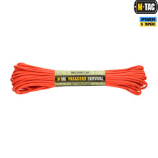 M-Tac паракорд Survival Safety Orange 15м