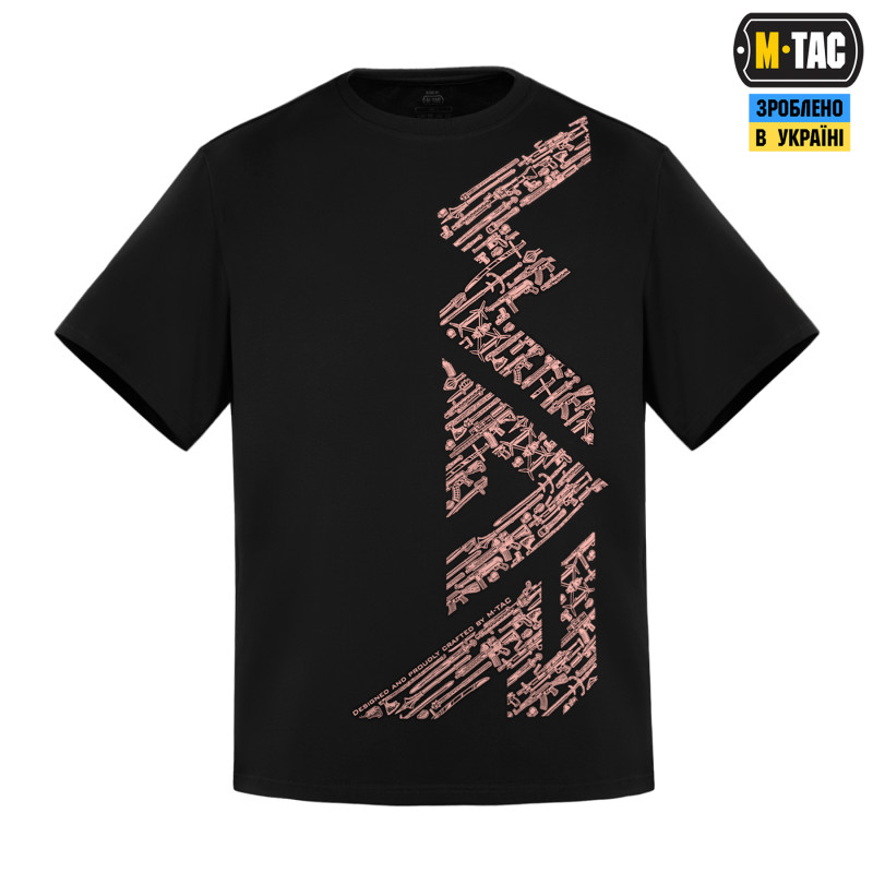 M-Tac футболка WAR Cotton Hard Black/Ash Rose