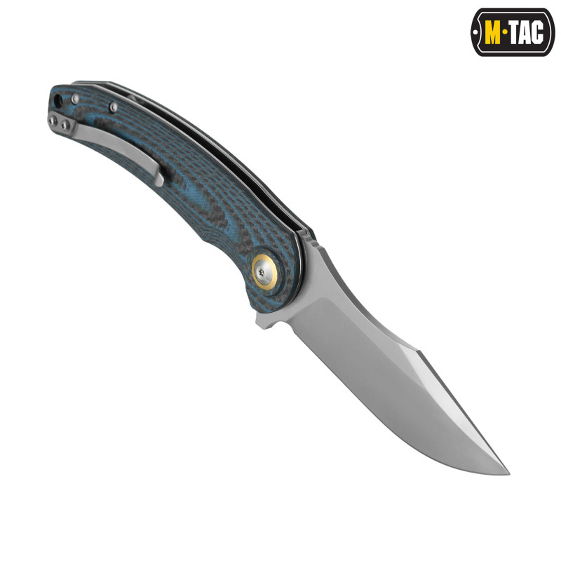M-Tac ніж складний Type 15 Carbon/Blue
