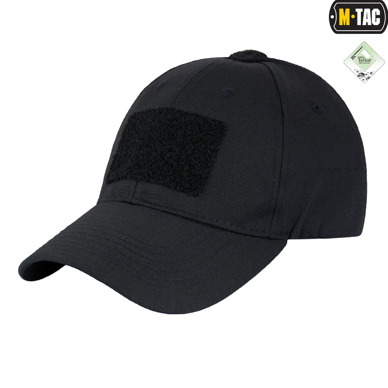 M-Tac бейсболка з липучкою Flex ріп-стоп Black (L/XL)