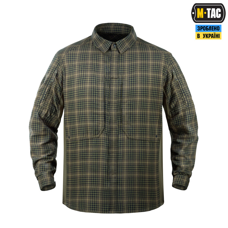 M-Tac сорочка Tactical Cotton Shirt Black/МС